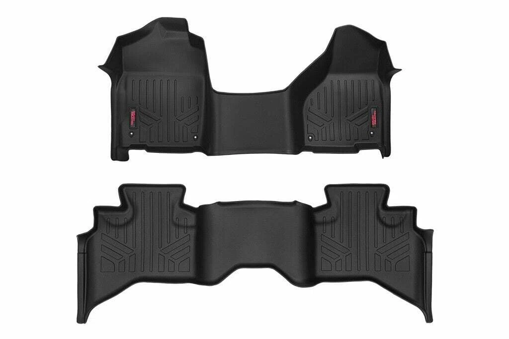 Fits Ram 1500(2012-2018 & Classic) Floor Mats One Piece FR & RR QuadCab M-31312